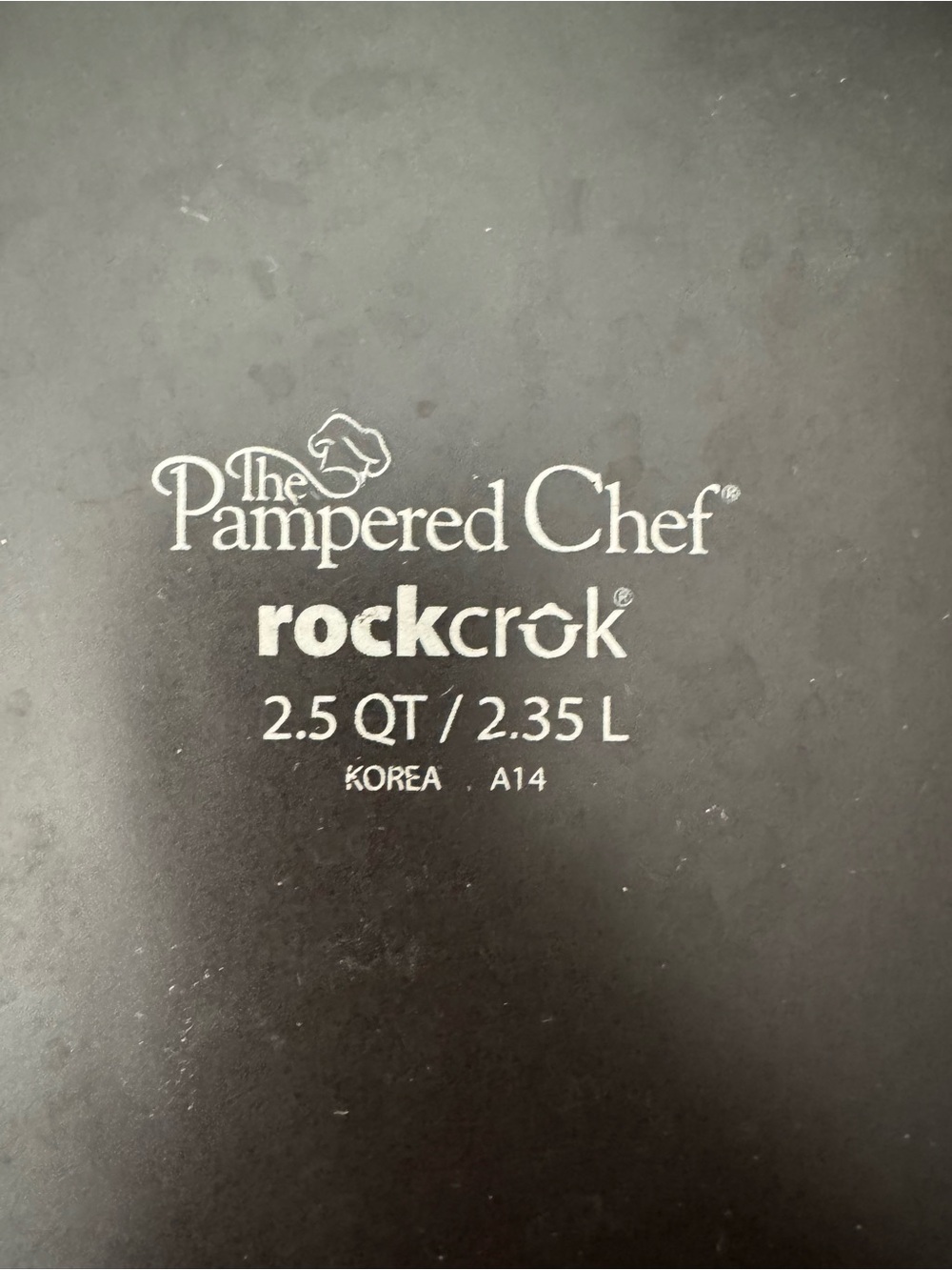 The Pampered Chef RockCrock Black with Lid - Picture 8 of 10